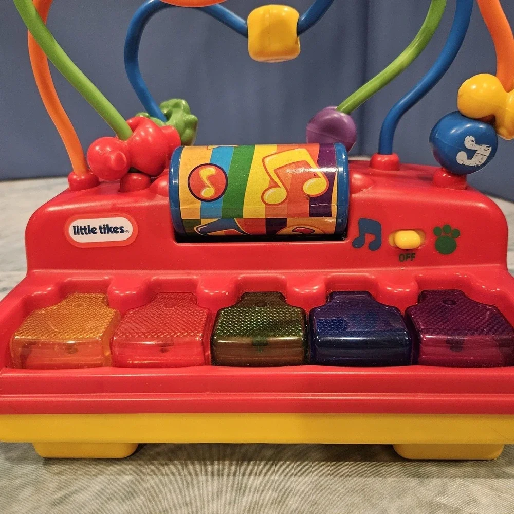 Little‎ Tikes Melody Beads Piano Activity Toy Lights Sounds Tested Working